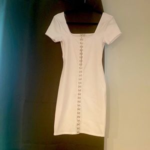 White Hook n’ Eye Dress